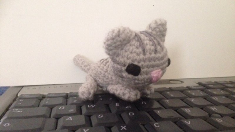 Tiny cat amigurumi, super easy and detailed animal toys, beginner amigurumi toys