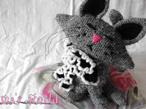 Häkelanleitung Präsent-Katze