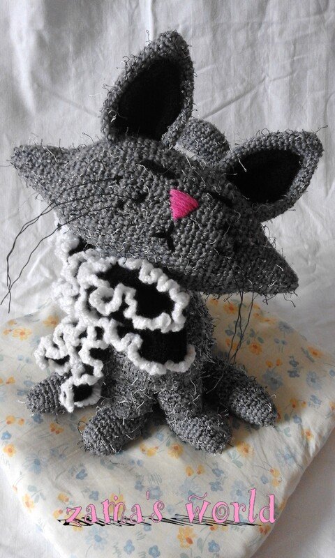 Häkelanleitung Präsent-Katze - Bild 5