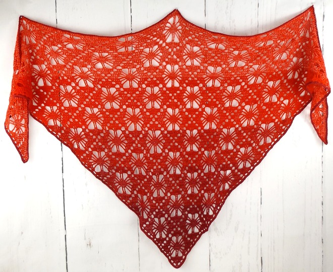 Häkelanleitung Dreieckstuch "Nirvana"