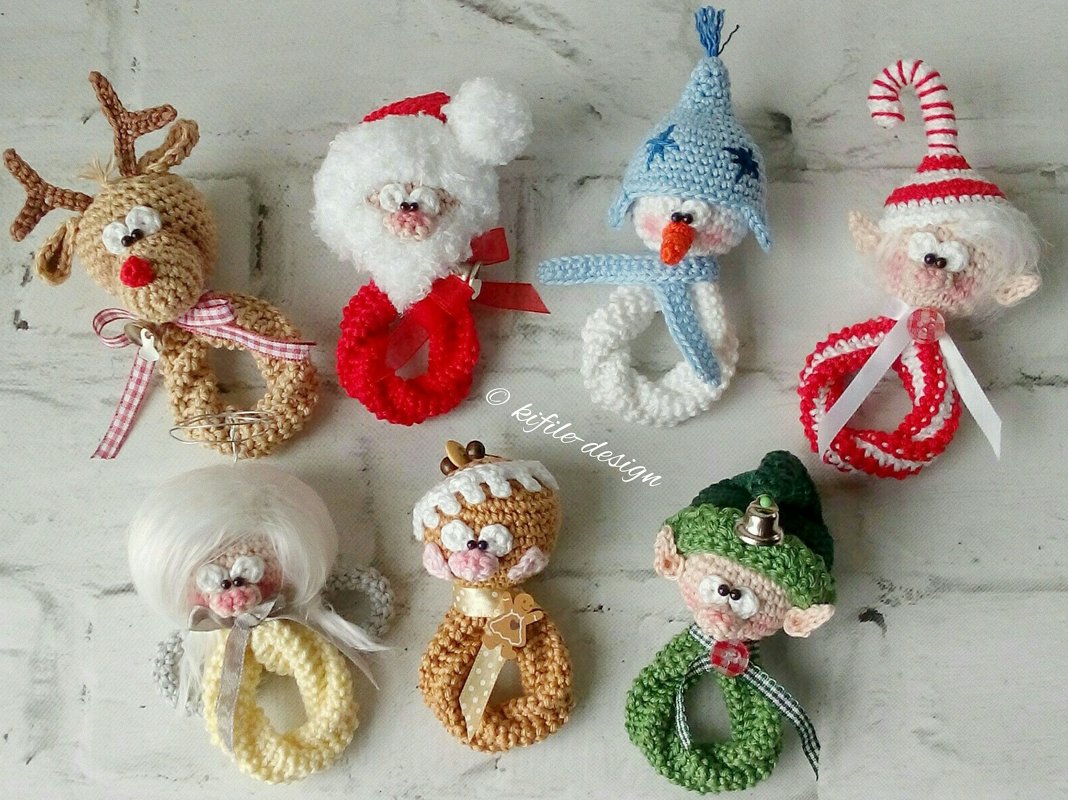 Häkelanleitung Die Helferlein in der Weihnachtswerkstatt