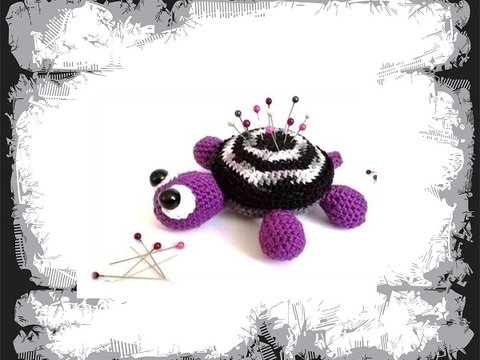 süßes Nadelkissen "Schildkröte"