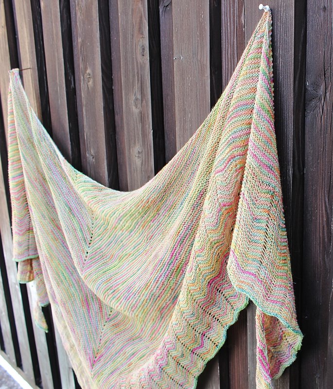 Strickanleitung, Gelateria, Schultertuch - Bild 3