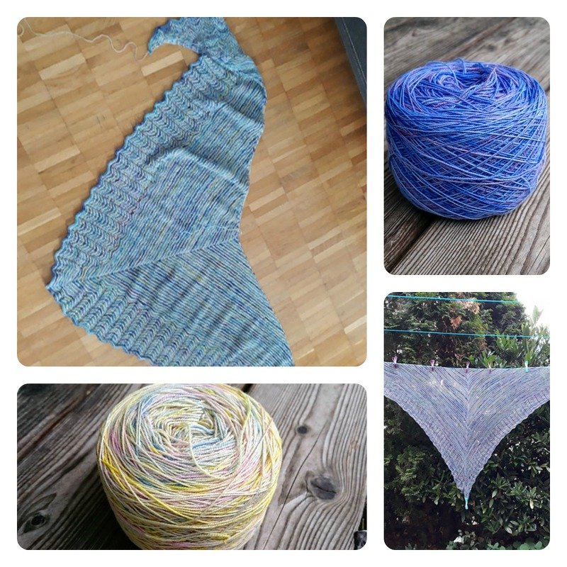 Strickanleitung, Gelateria, Schultertuch