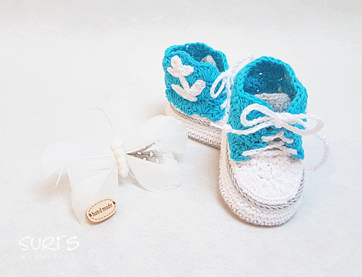 Häkelanleitung Babyset ~ Ahoi ~ Größe 50 - 68