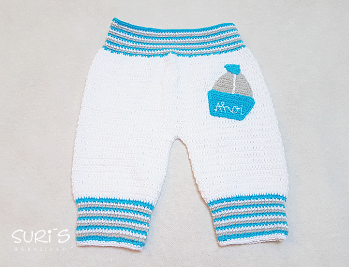 Häkelanleitung Babyset ~ Ahoi ~ Größe 50 - 68