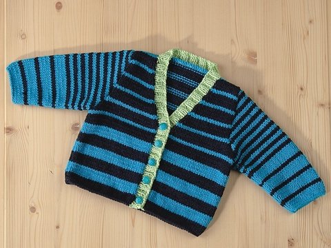 Strickanleitung Babyjäckchen "Seidenglanz" 753087