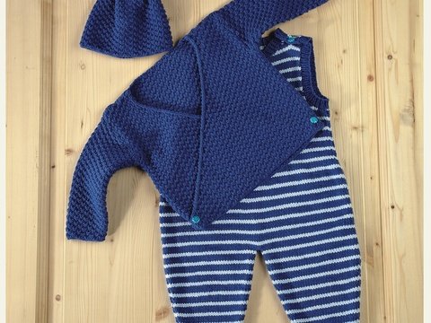 Strickanleitung Babygarnitur "Piano" 753118