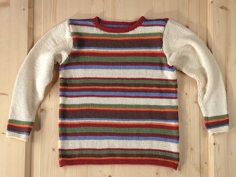 Strickanleitung Kinderpullover "Piano" 753123