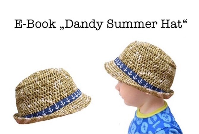 E-Book "Dandy Summer Hat" sizes newborn - adult