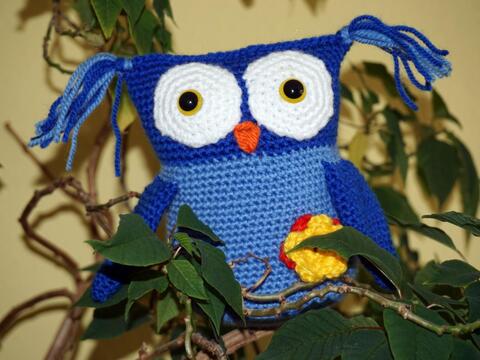 Häkelanleitung Amigurumi Eule Ella