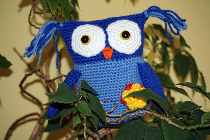 Häkelanleitung Amigurumi Eule Ella