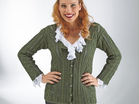 Strickanleitung Damenjacke "Piazza" 754034