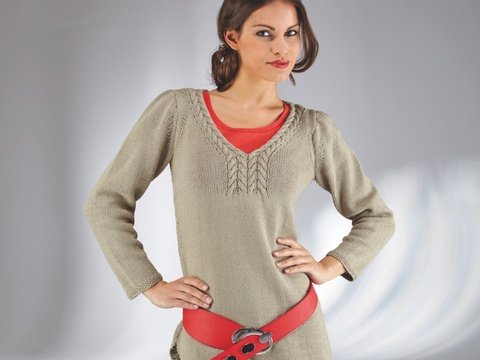 Strickanleitung Damenpullover "Piazza" 754113