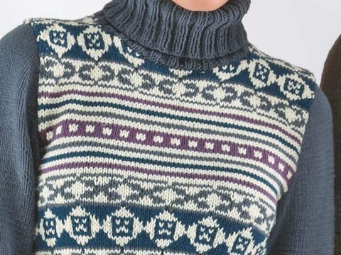 Strickanleitung Damenpullover "Piano" 754181