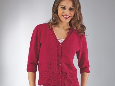 Strickanleitung Damenjäckchen "Piano" 754055