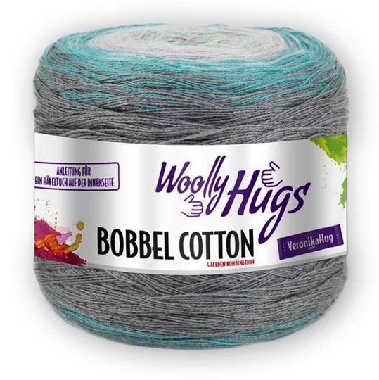 Poncho "MUSTER-DUO" mit 1 Bobbel Woolly Hugs sticken