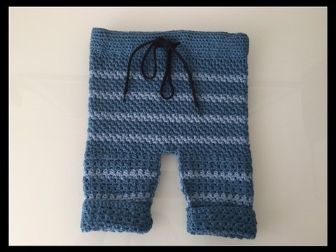 Häkelanleitung Hose Baby 0-12 Monate