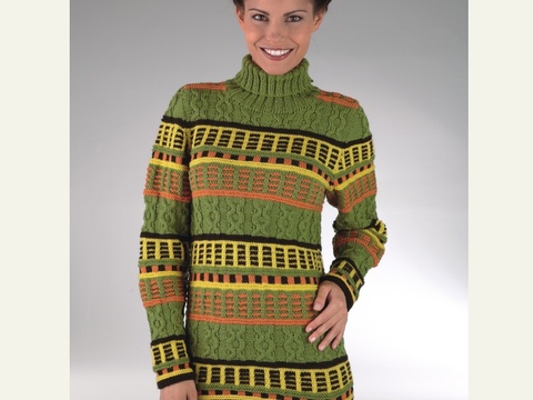 Strickanleitung Damenpullover "Ideal" 753108