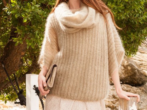 Strickanleitung Patentmuster-Pulli Maya