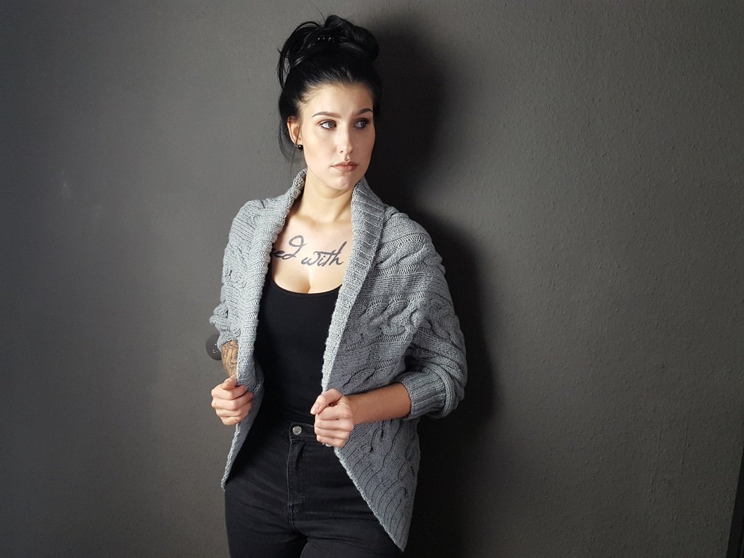 82 Strickanleitung Seelenwärmer total verzopft Bella - Bild 8