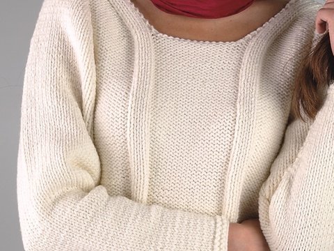 Strickanleitung Damenpullover "Sidney" 753068