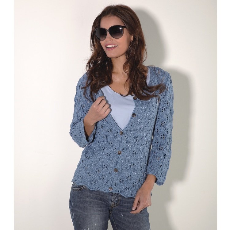 Strickanleitung Damenjacke "Seidenglanz" 752237 - Bild 2