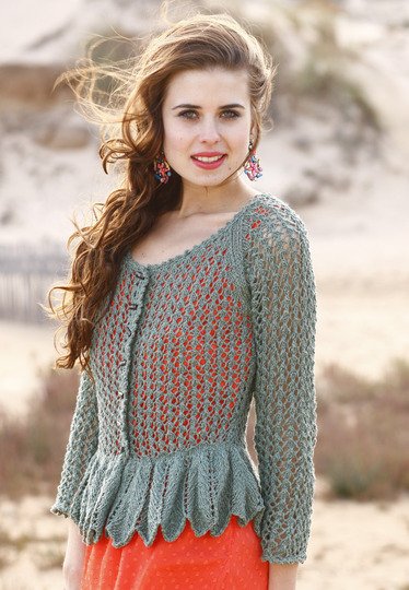 Strickanleitung Schößchen-Jacke Liora