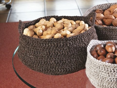 Häkelanleitung Gehäkelter Korb " Trachtenwolle" 754031