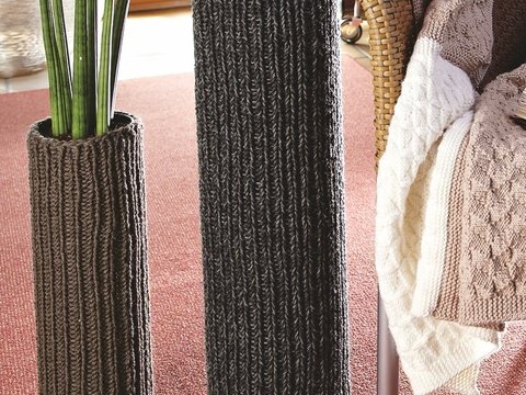 Strickanleitung Manschette für Zylindervase "Record" 754027