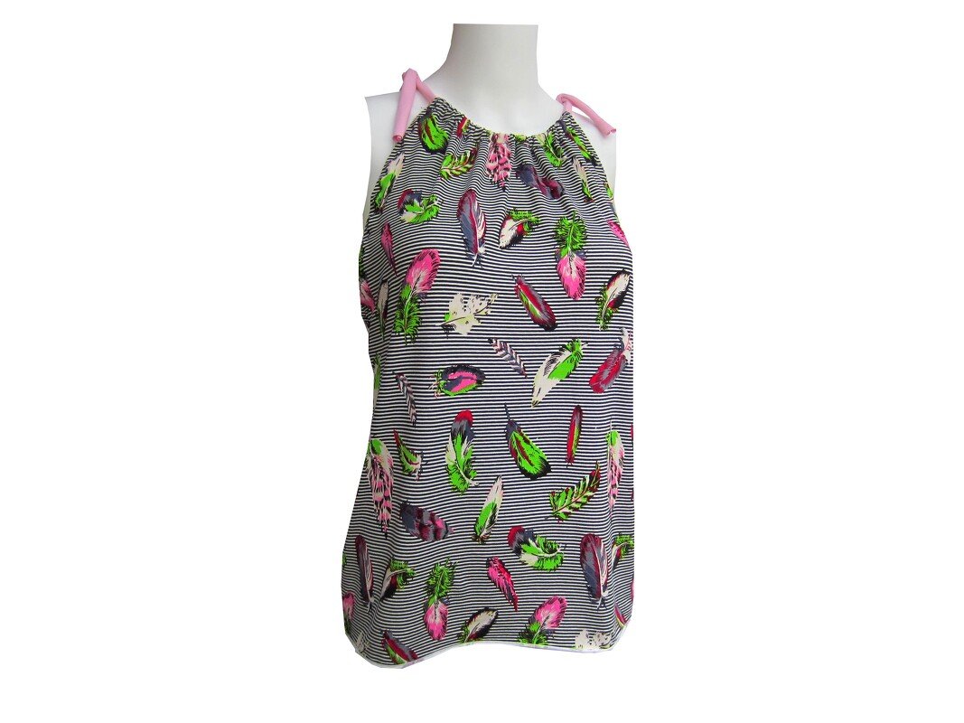 Neckholder-Shirt für Damen - Schnittmuster & Nähanleitung - Bild 2