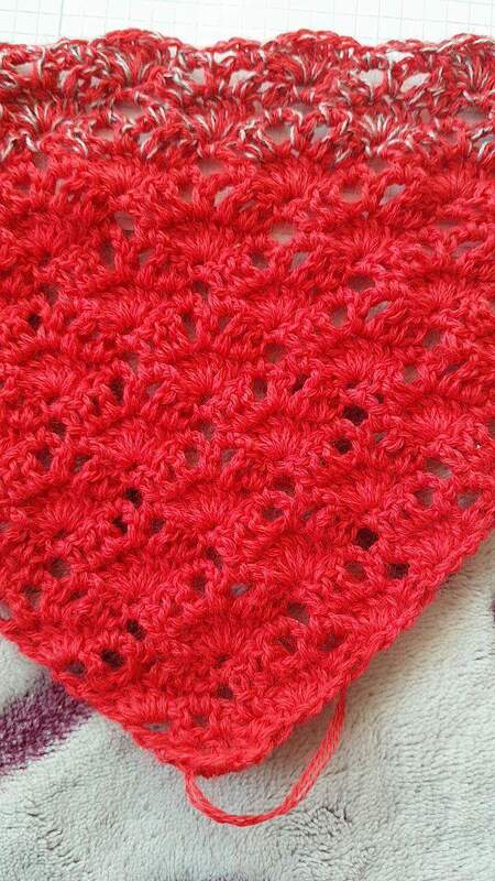 Dreieckstuch Concorida, Häkelanleitung - Bild 6