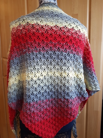 Dreieckstuch Concorida, Häkelanleitung