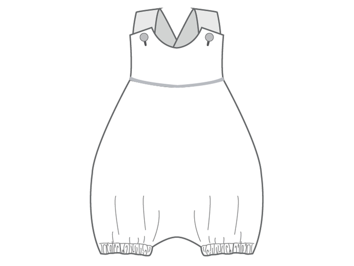 -Sewing pattern dungarees PHIL + ARTURO – tutorial/file – 0M/1M to 18M/2Y
