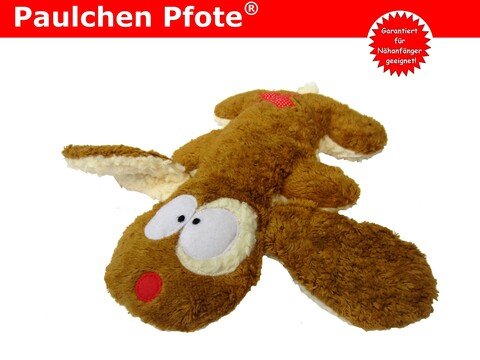 Kuscheltier Paulchen Pfote®, Plüschtier Hund - Schnittmuster & Nähanleitung
