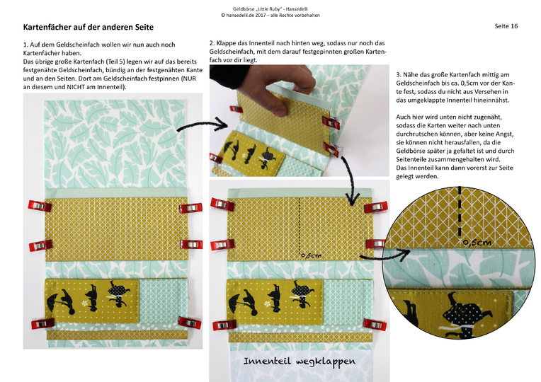 Geldbörse Little Ruby + Fold Over Tasche im Sparpaket