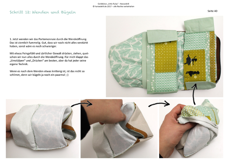 Geldbörse Little Ruby + Fold Over Tasche im Sparpaket