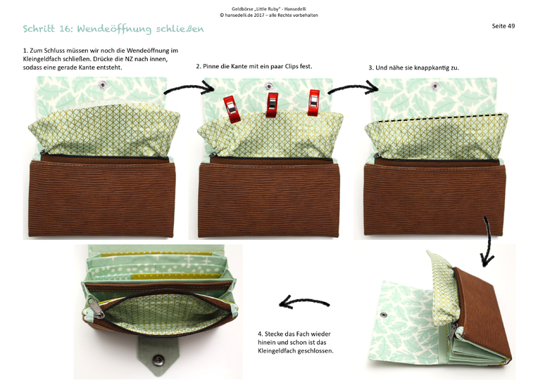 Geldbörse Little Ruby + Fold Over Tasche im Sparpaket