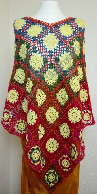 Häkelanleitung Poncho "Elegance", an alle Größen anpassbar - Bild 2