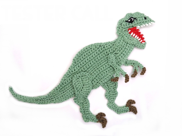 Tyrannosaurus rex Dino crochet pattern