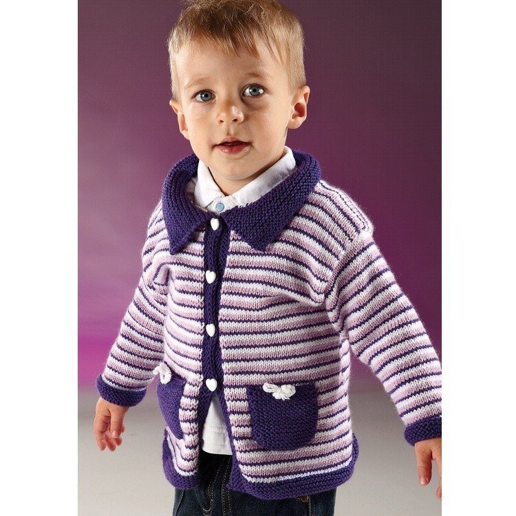 Strickanleitung Kinderjäckchen "Ideal" 751130 - Bild 2