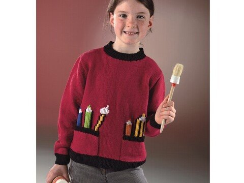 Strickanleitung Kinderpullover "Piano" 751050