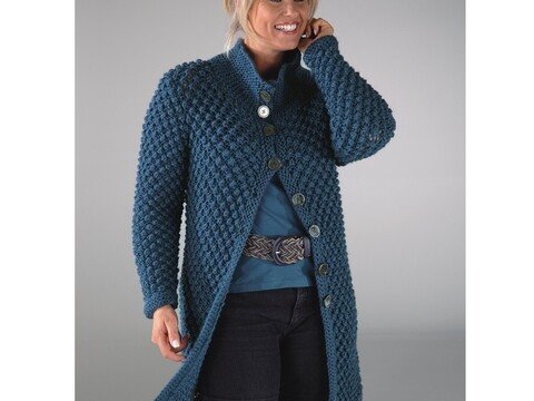 Strickanleitung Damenjacke "Sporty" 752040