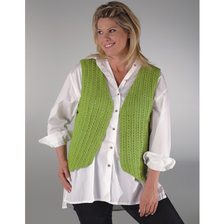 Strickanleitung Damenweste "Piazza" 752071 - Bild 2