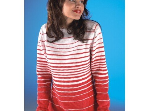 Strickanleitung Damenpullover "Piano" 751166