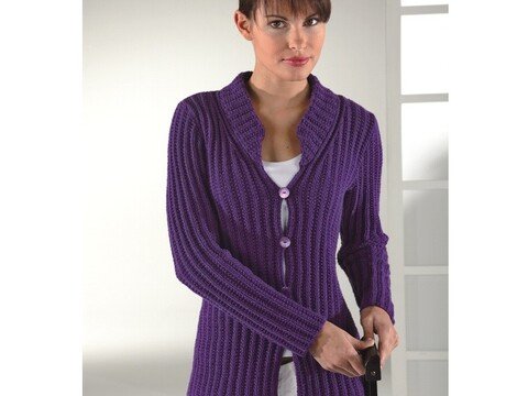 Strickanleitung Damenjacke "Piano" 750184
