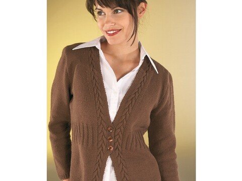 Strickanleitung Damenjacke "Piano" 750002