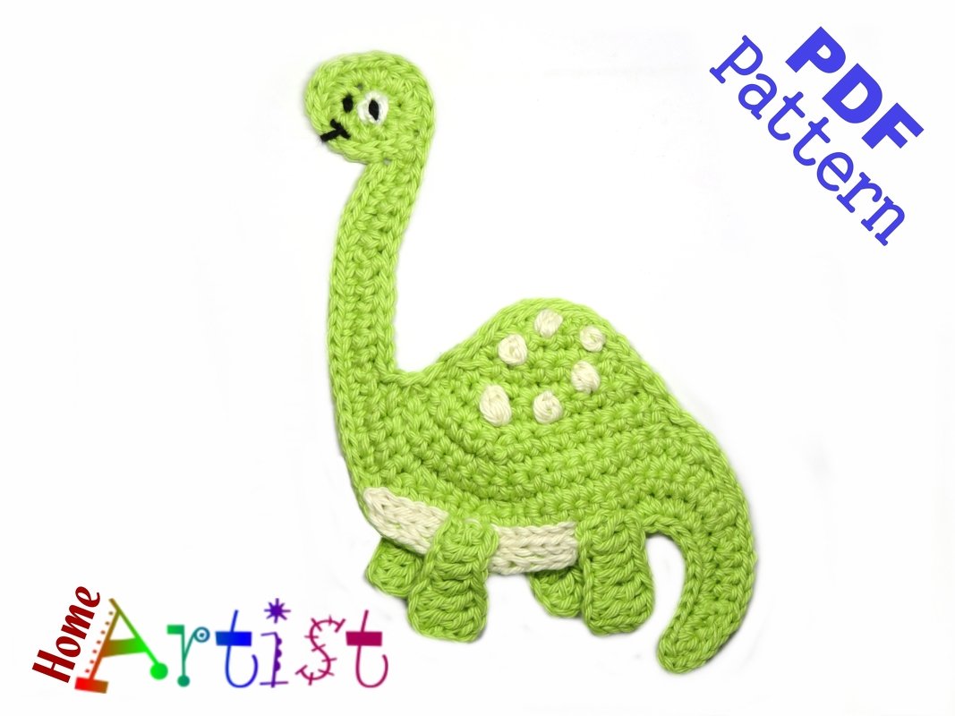 Brontosaurus Dino crochet pattern - Image 2