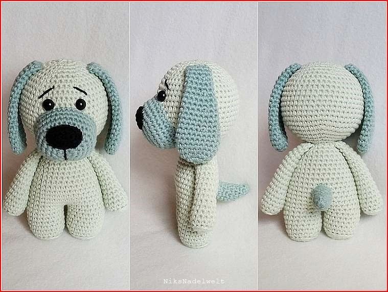 Häkelanleitung - Hund Tobi der Frisbee-Jäger - Bild 4