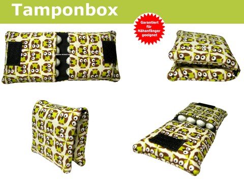 Tamponbox, Tamponcontainer - Nähanleitung